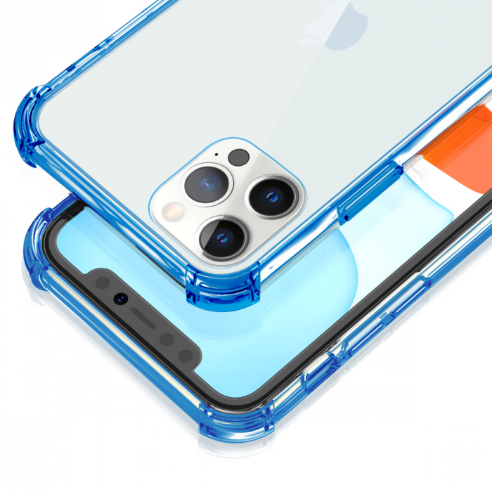 Shockproof Skal för iPhone 12/12 Pro Hög kvalité - Blå - 3