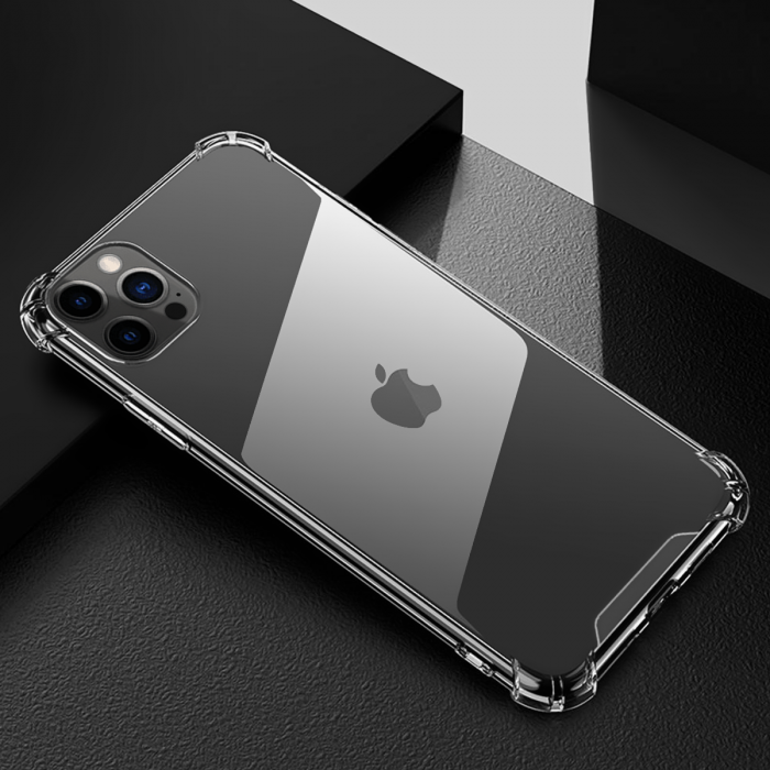 Shockproof Skal för iPhone 12/12 Pro Hög kvalité - Transparent - 2