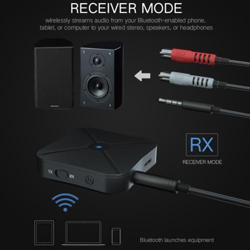 SiGN Trådlös Bluetooth Ljudmottagare AUX 2-in-1 - 4