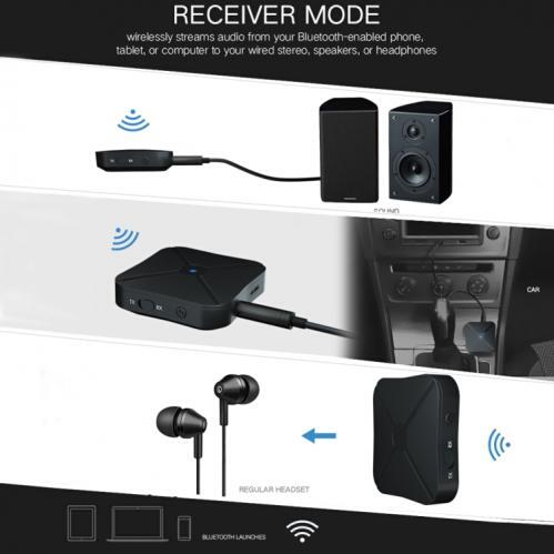SiGN Trådlös Bluetooth Ljudmottagare AUX 2-in-1 - 2