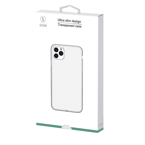 SiGN Ultra Slim Case för iPhone 12/12 Pro - Transparent - 3