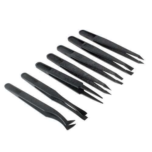 Plastpincett kit (7-delar)