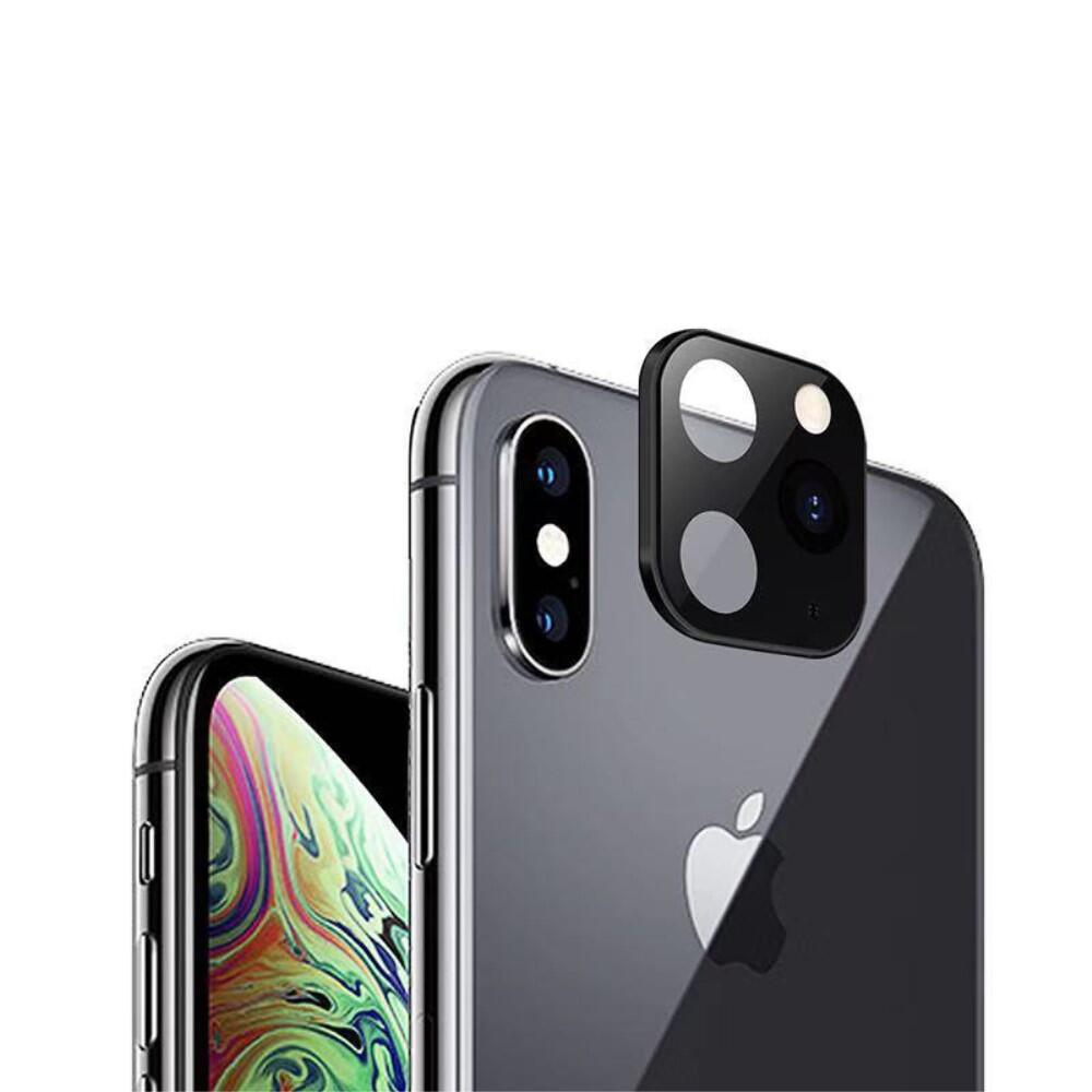 iPhone 11 Pro Look-alike Kameralins för iPhone X/XS - Svart