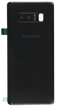 Samsung Galaxy Note 8 Baksida med tejp - Svart