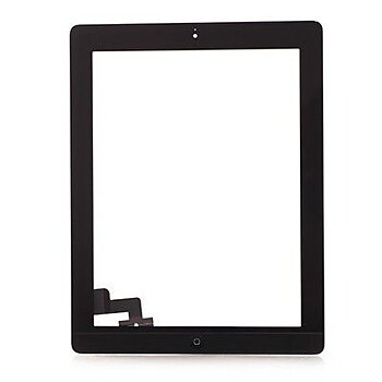 Apple iPad 2 Komplett Glas & Digitizer Med Delar - Svart