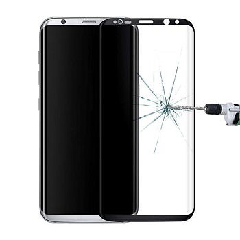 Samsung Galaxy S8 Skärmskydd 3D Curved härdat glas