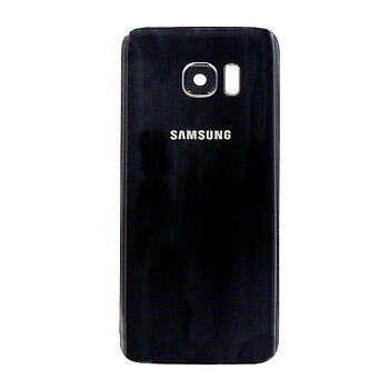 Samsung Galaxy S7 Edge Baksida Med Tejp - Svart