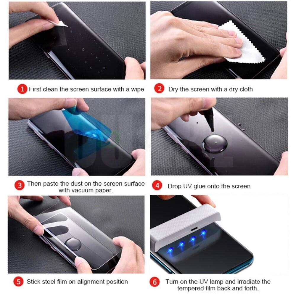 Samsung Galaxy S20 Ultra MOCOLO UV Skärmskydd i 3D Härdat Glas - 4