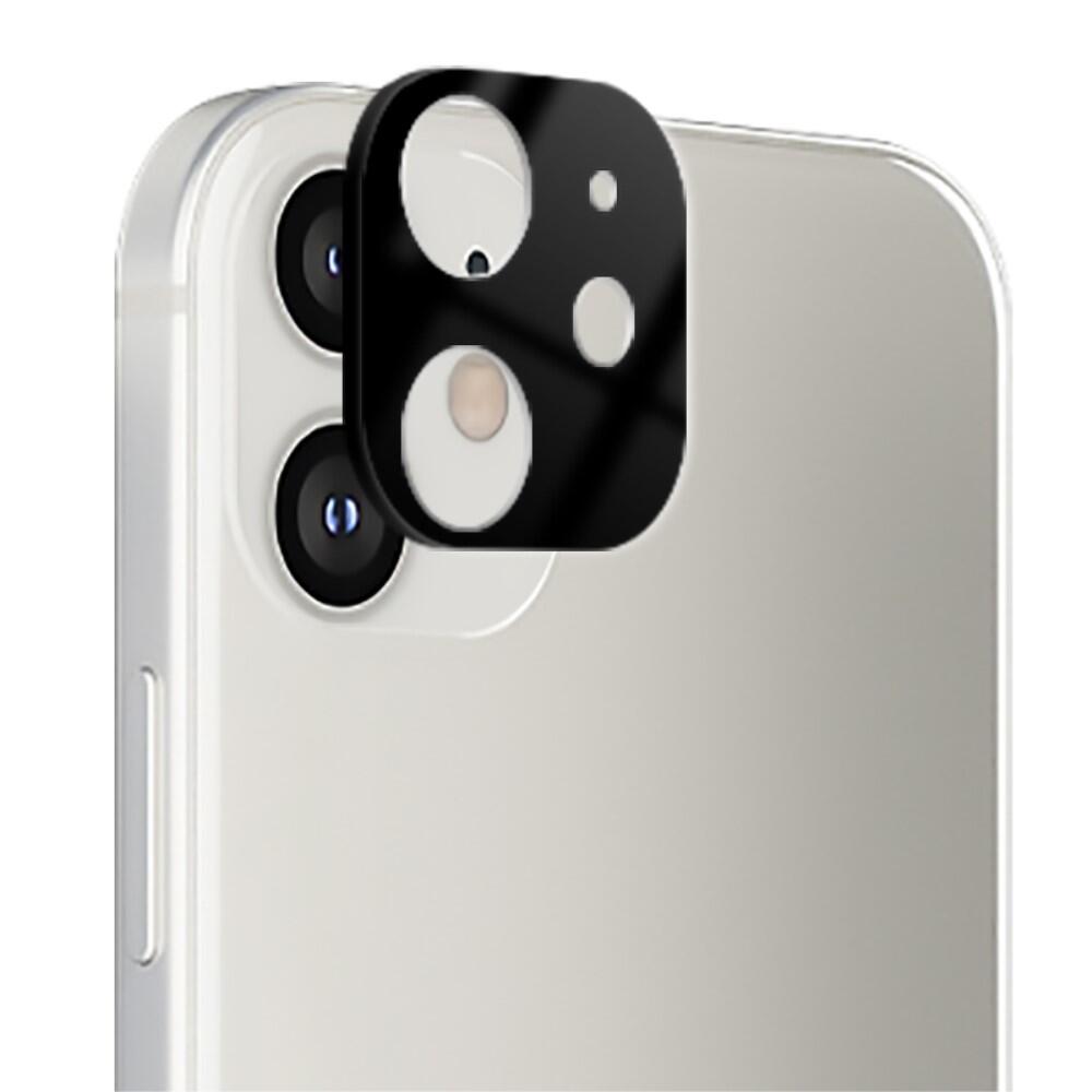 MOCOLO Linsskydd i Härdat Glas för iPhone 12 Mini - Svart - 2