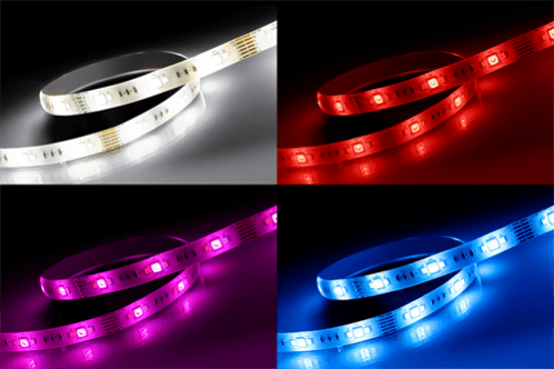 Deltaco Smart Home LED-list RGB, WiFi Dimbar, 3m - Vit - 2