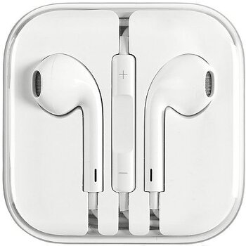 Apple EarPods In-Ear hörlurar Med Fjärrkontroll & Mikrofon - 3,5mm-kontakt - Original Apple Förpackning