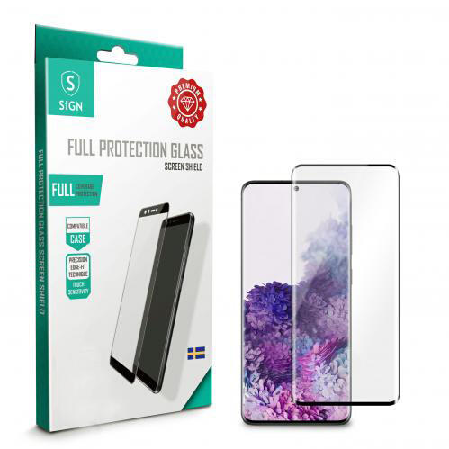 SiGN Heltäckande Skärmskydd i Härdat Glas för Samsung Galaxy S21 Plus
