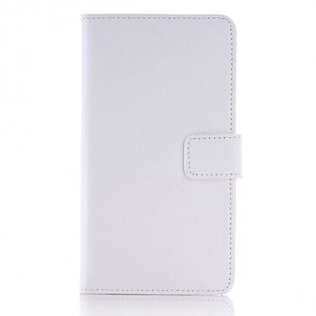 Samsung Galaxy Note 3 Flip Läder Plånboksfodral - Vit