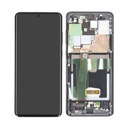 Samsung Galaxy S20 Ultra Skärm Display Original - Svart