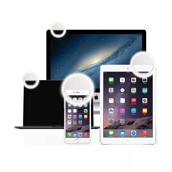 OLED-ljus för selfies / OLED-ljus för smink - Vit - 6