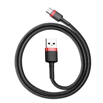 Baseus Cafule USB-C-kabel 3A 0,5 m - Svart