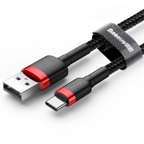 Baseus Cafule USB-C-kabel 3A 0,5 m - Svart - 4