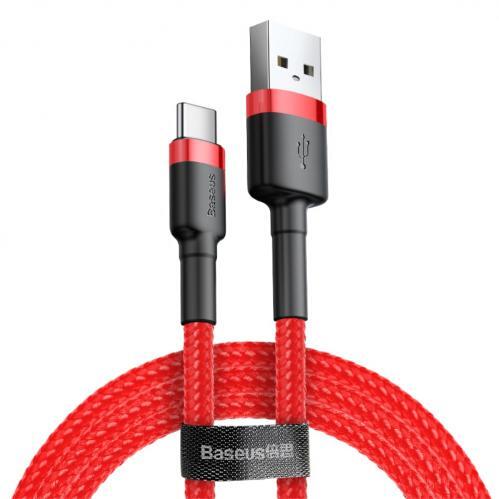 Baseus Cafule USB-C-kabel 3A 0,5 m - Röd - 3