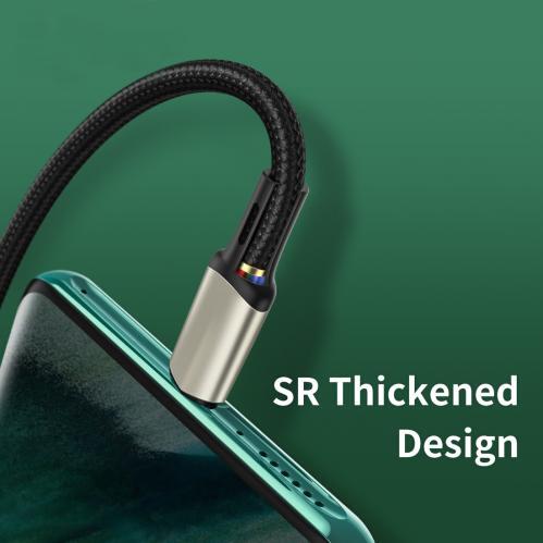 Baseus Cafule Snabbladdningskabel VOOC 30W 5A USB-C 1 m - Svart - 2