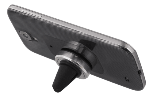 DELTACO bilhållare för ventilationsgaller, magnet, för smartphones, silver - 2