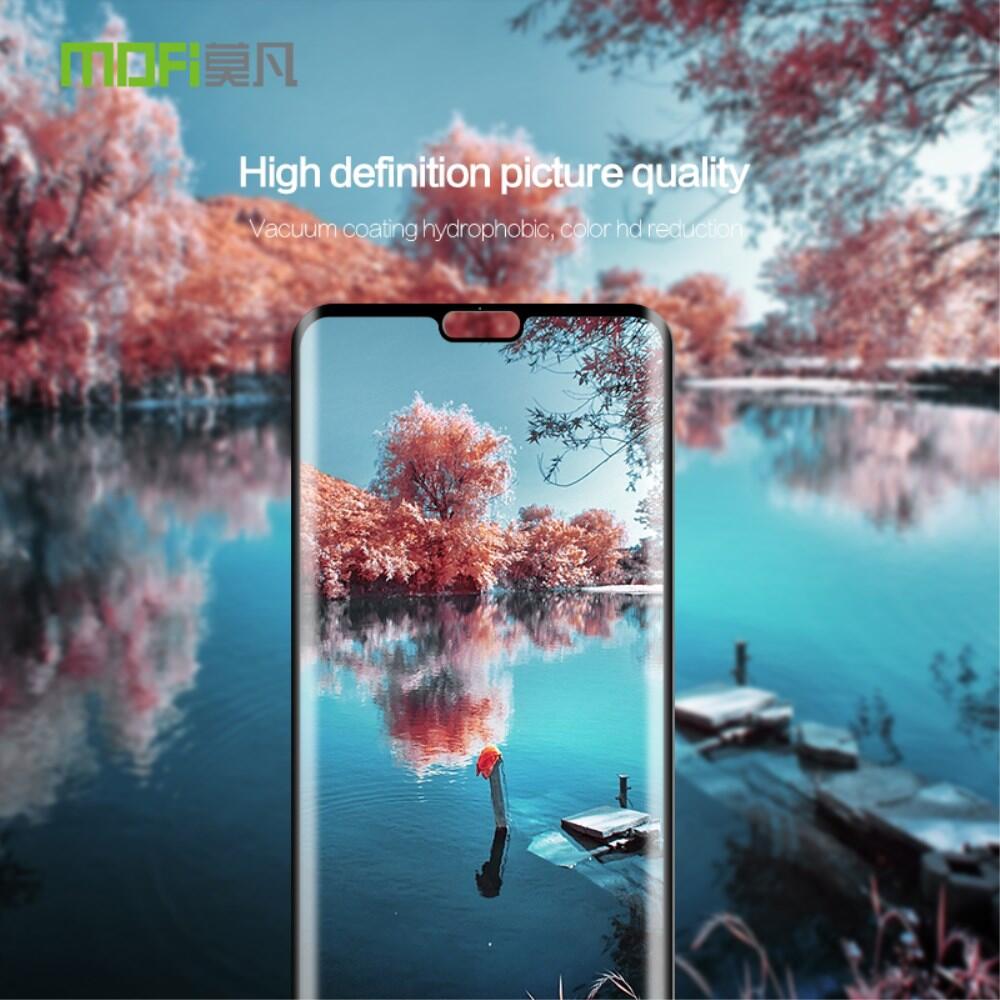 MOFI 3D Curved Heltäckande Skärmskydd för Huawei P20 Pro - Svart - 2