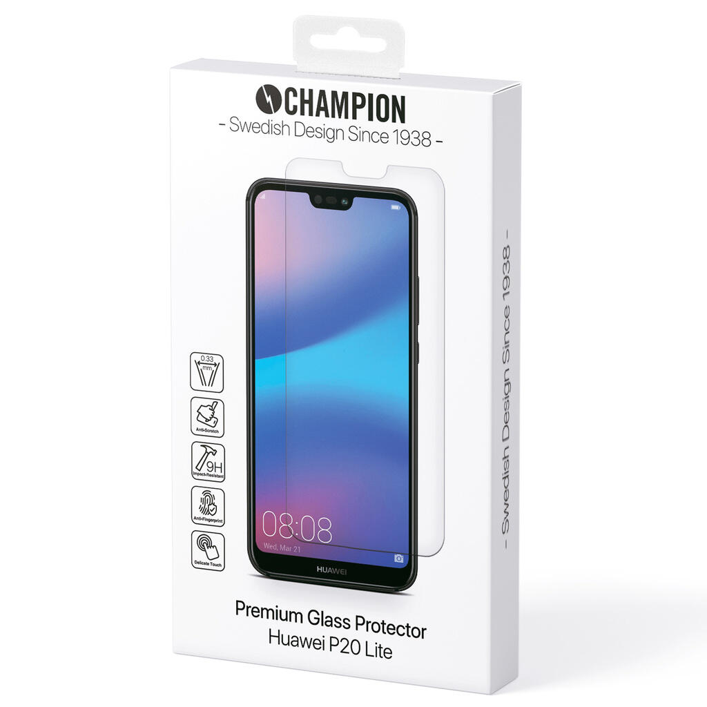 Champion Skärmskydd i Härdat Glas för Huawei P20 Lite - 2