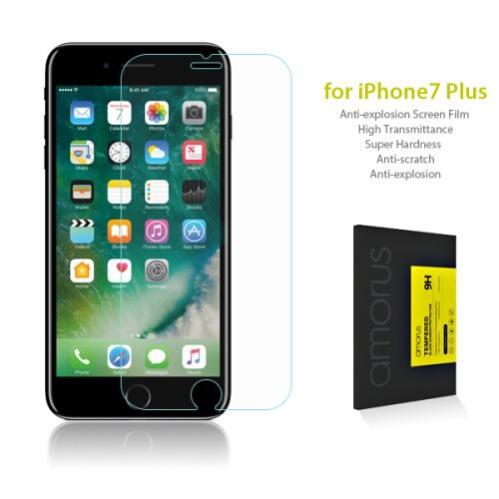 AMORUS for iPhone 7/8/SE 2 härdat skärmskydd 2.5D Arc Edge - 2