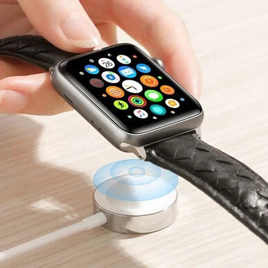 SiGN Magnetisk Laddare för Apple Watch, 2.5W, 1.2m - Vit - 2