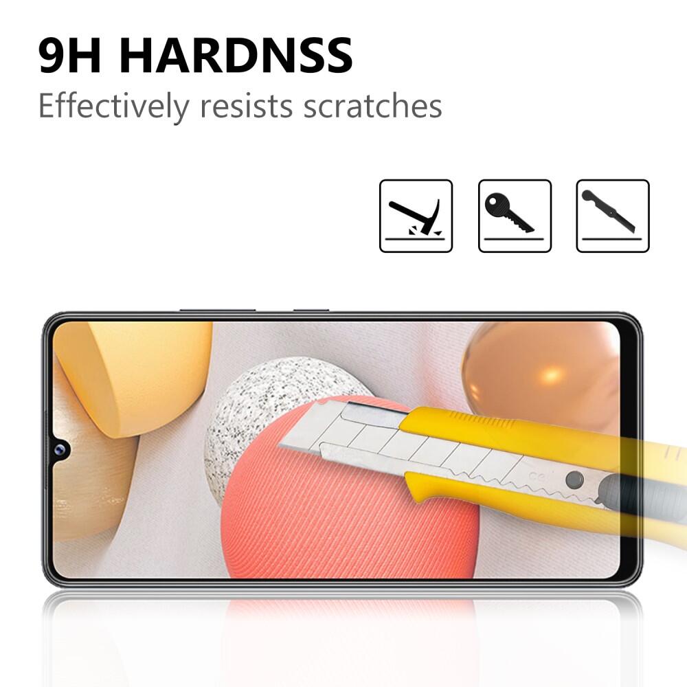 Heltäckande Skärmskydd Härdat Glas för Samsung Galaxy A42 - 3
