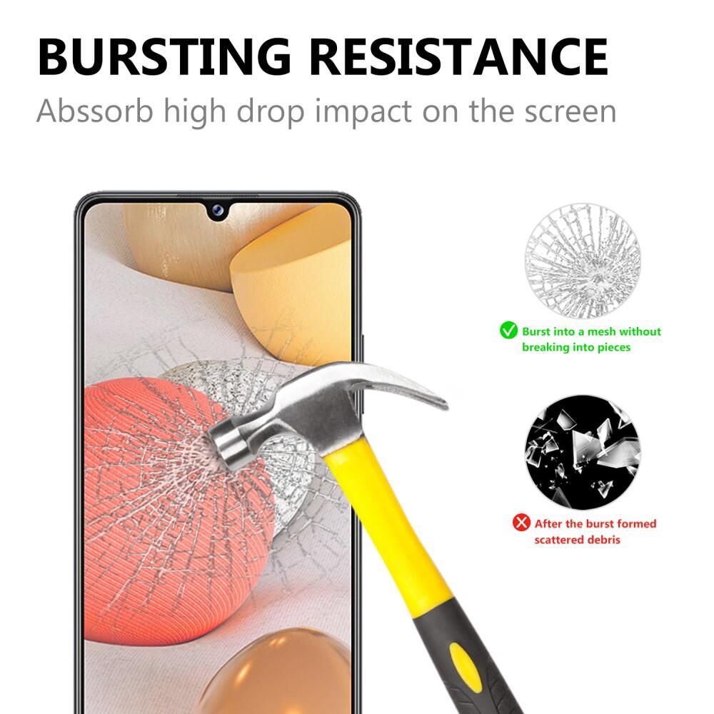 Heltäckande Skärmskydd Härdat Glas för Samsung Galaxy A42 - 2