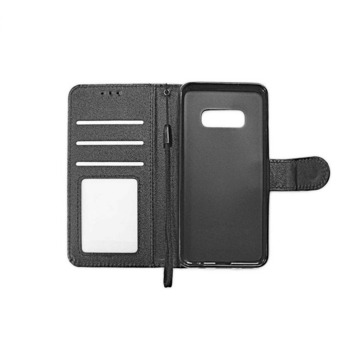 Samsung Galaxy S10e SM-G970F Flip Stand Läder Plånboksfodral - Svart - 3