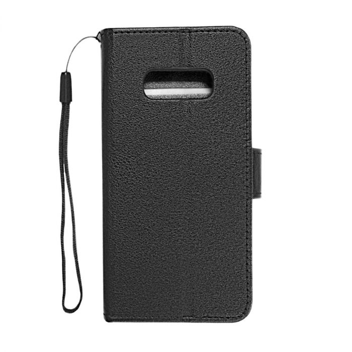 Samsung Galaxy S10e SM-G970F Flip Stand Läder Plånboksfodral - Svart - 2