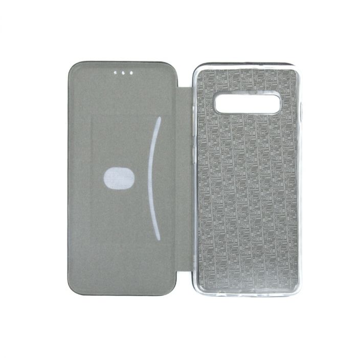 Galaxy S10 Plus SM-G975F Flip Stand Läder Plånboksfodral - Svart - 3