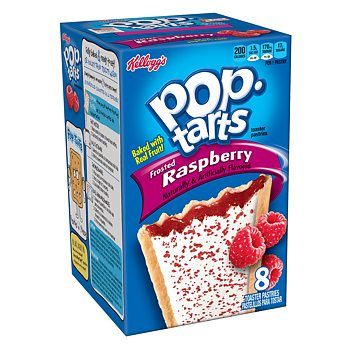 Kellogg's Pop Tarts Frosted Raspberry 8-pack (384 g)