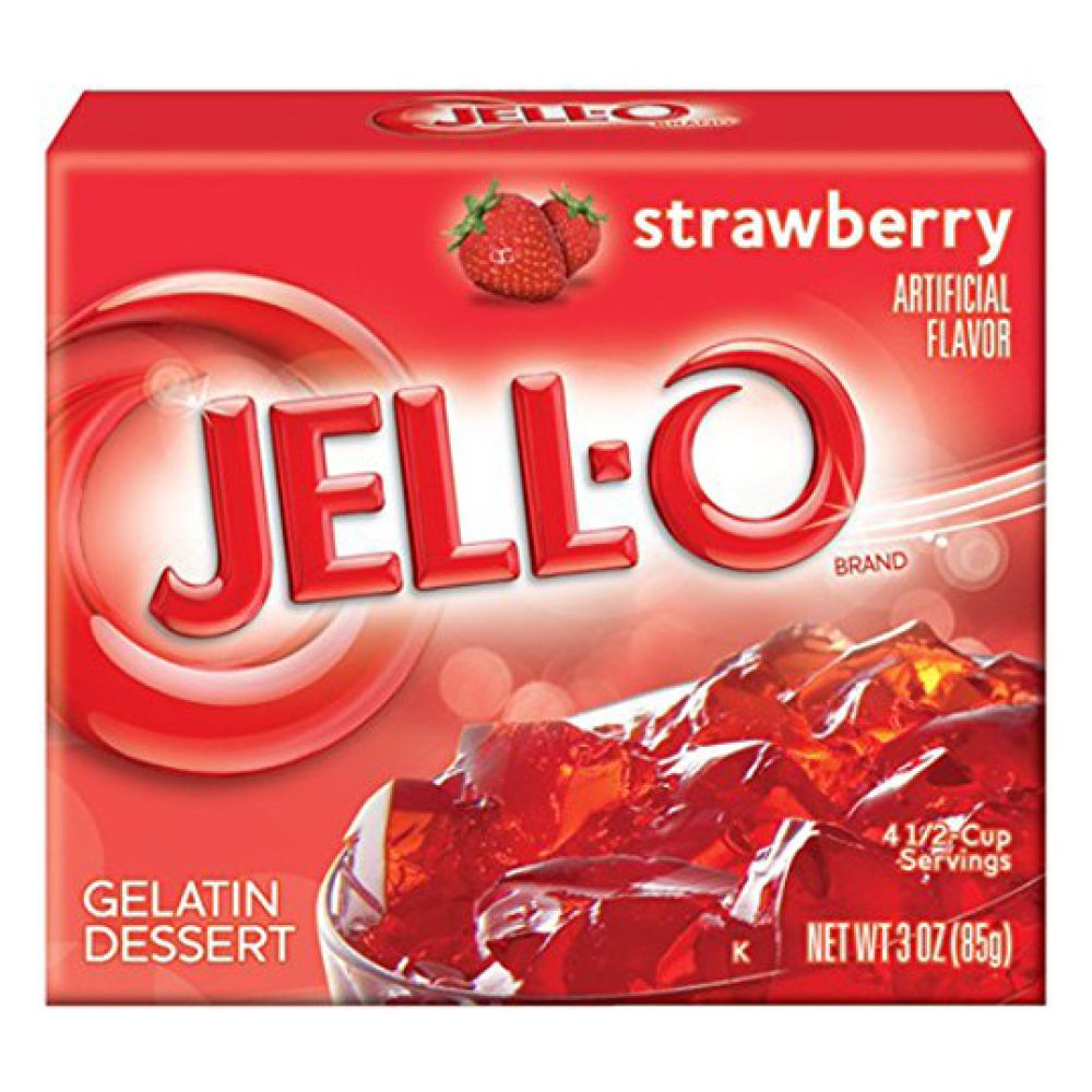 Jell-O Strawberry Gelatin Dessert (85 g) - Tasty America - Amerikkalaiset  karkit, välipalat, ruoka ja sooda verkossa