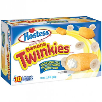 Hostess Banana Twinkies 10-pack (385 g)