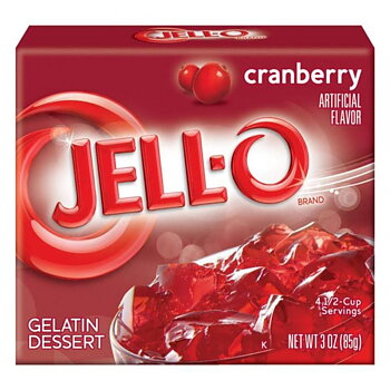 Jell-O Cranberry Gelatin Dessert (85 g)