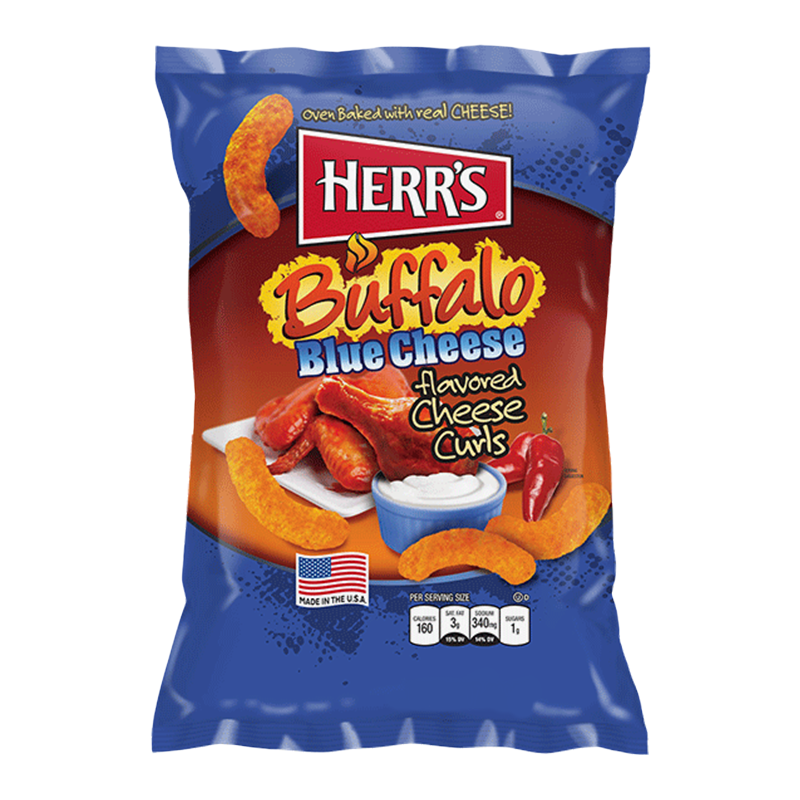 Herr's Buffalo Blue Cheese Curls (170 g)