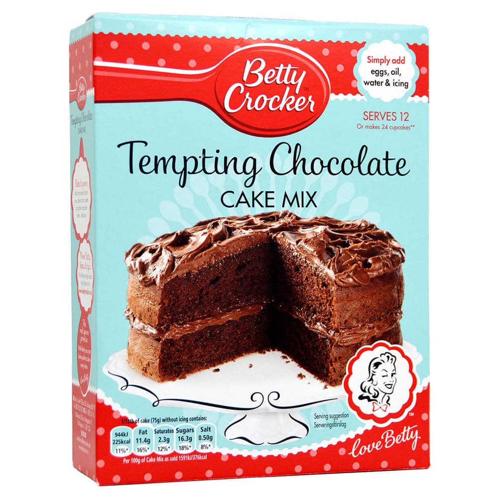 Betty Crocker Tempting Chocolate Cake Mix (425 g)