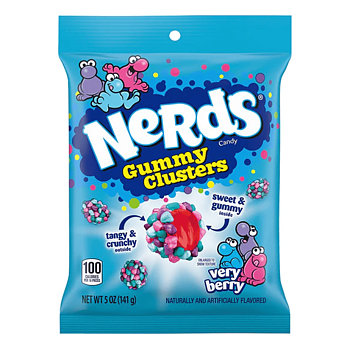 Wonka Nerds Gummy Clusters Very Berry (141 g)