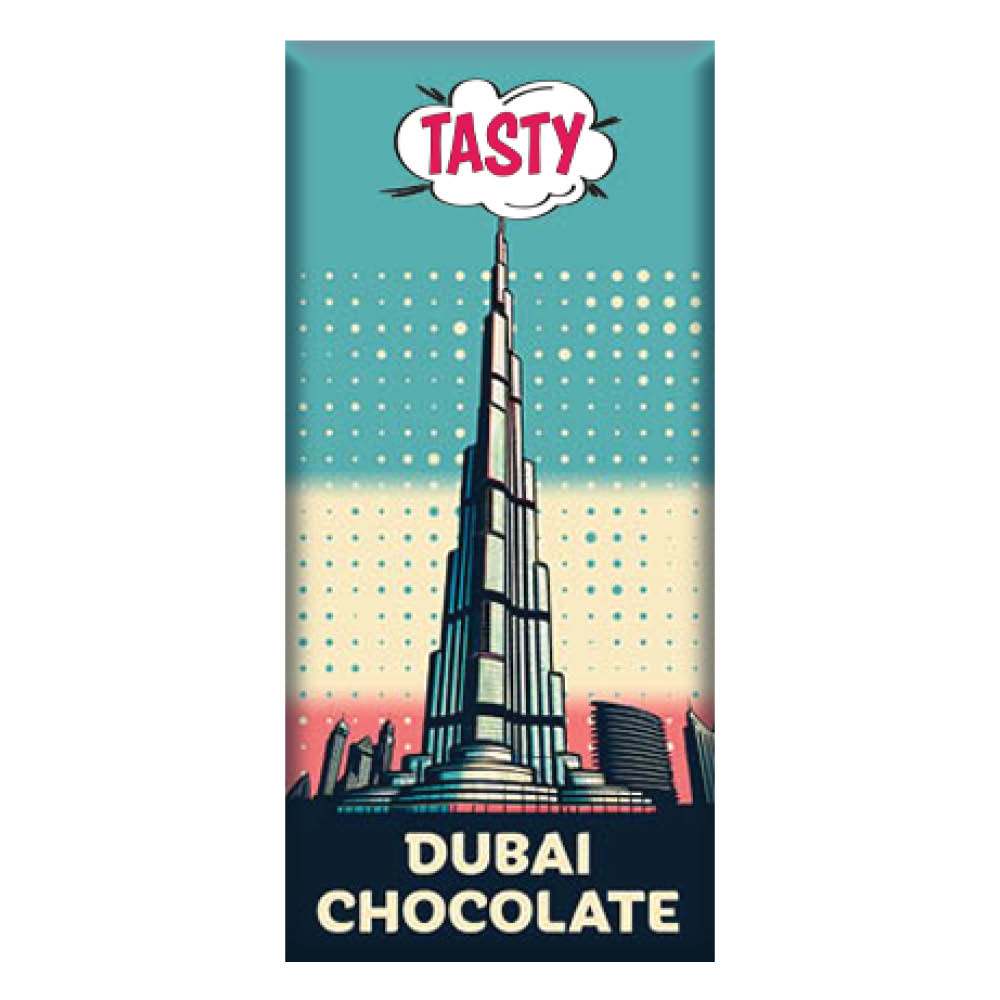 Tasty Dubai Chocolate Original Pistage 200 g - TikTok-fænomenet - 2