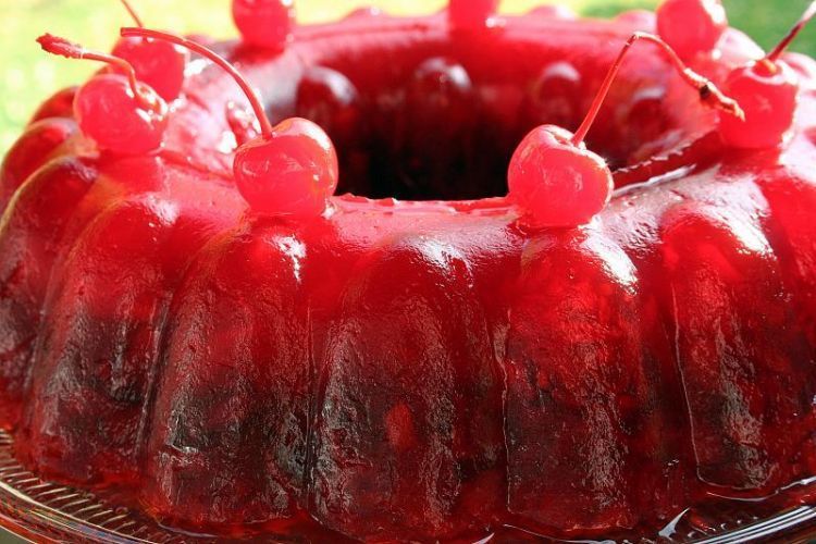 Jell-O Black Cherry Gelatin Dessert (85 g) - 2
