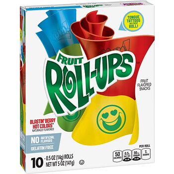 Betty Crocker Fruit Rollups Blastin Berry  10-pack (141 g)