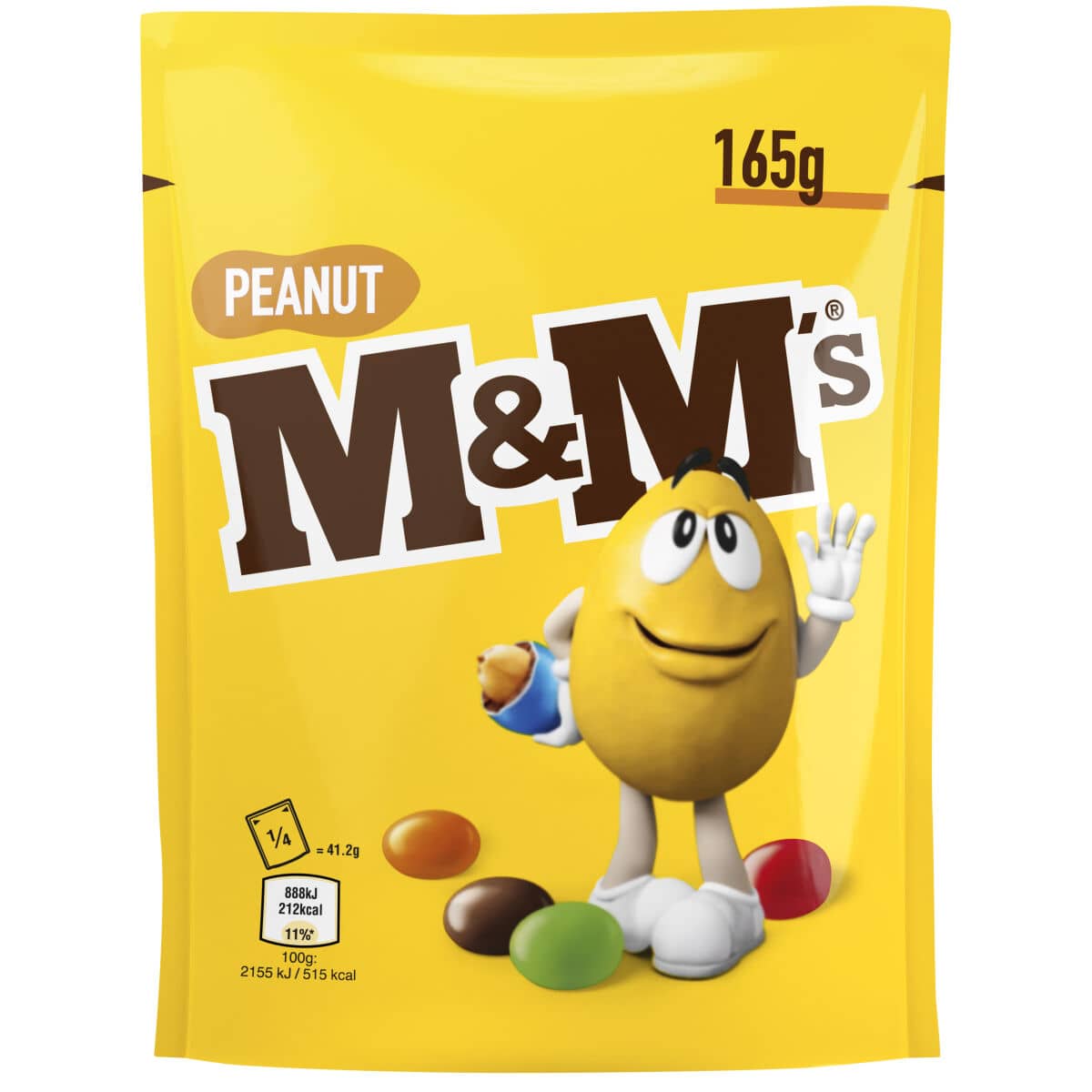 M&M Peanut (165 g) - Tasty America- American Candy, Snacks, Food