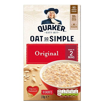 Quaker Oat So Simple Original 10x27g (270 g)