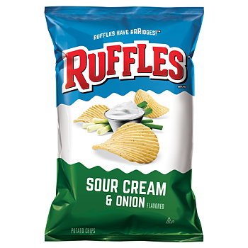 Ruffles Sour Cream & Onion Potatischips 184,2 g
