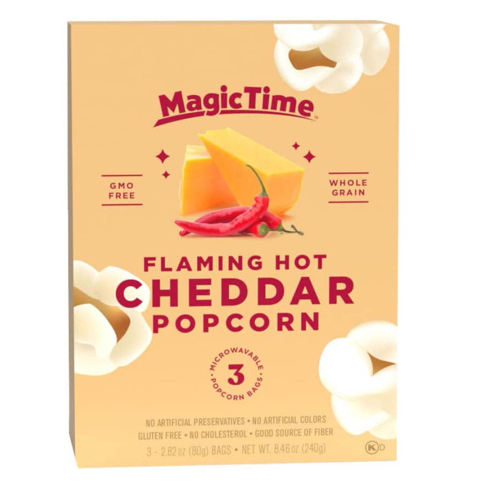 Magic Time Flaming Hot Cheddar Popcorn (240 g)