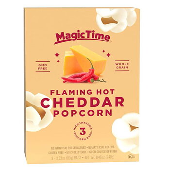 Magic Time Flaming Hot Cheddar Popcorn (240 g)