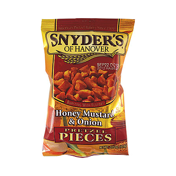 Snyder's of Hanover - Pezzetti di pretzel alla senape al miele e cipolla (110 g)