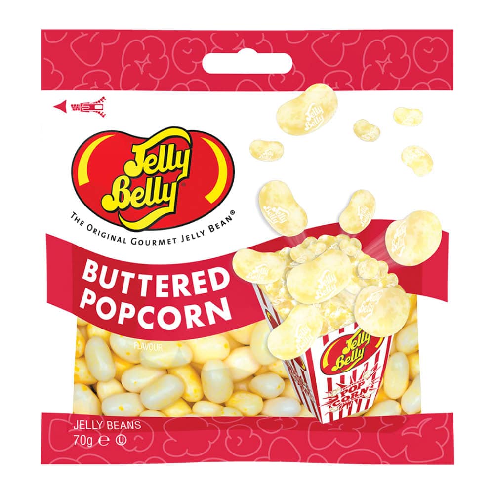 Jelly Belly Buttered Popcorn (70 g) tastyamerica.se
